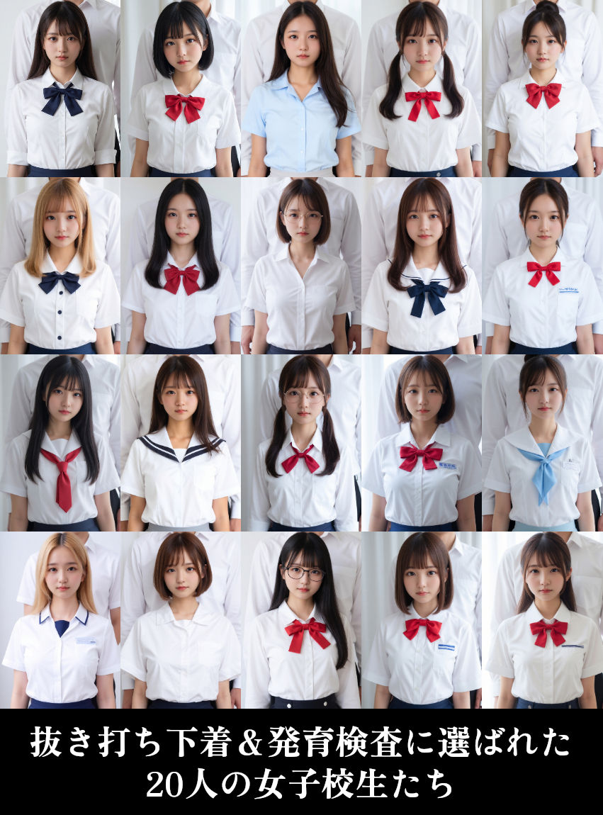 【動画】ブラック校則～女子校生の下着＆発育検査～2