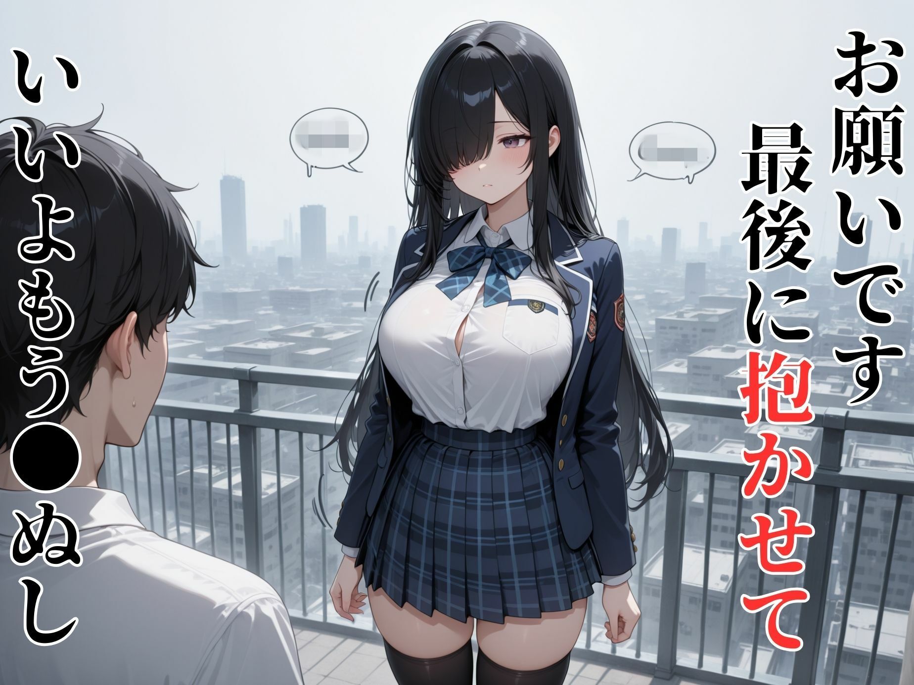 死ぬ前にヤらせて。自●直前の女子校生にえっちを懇願する童貞男子 画像2