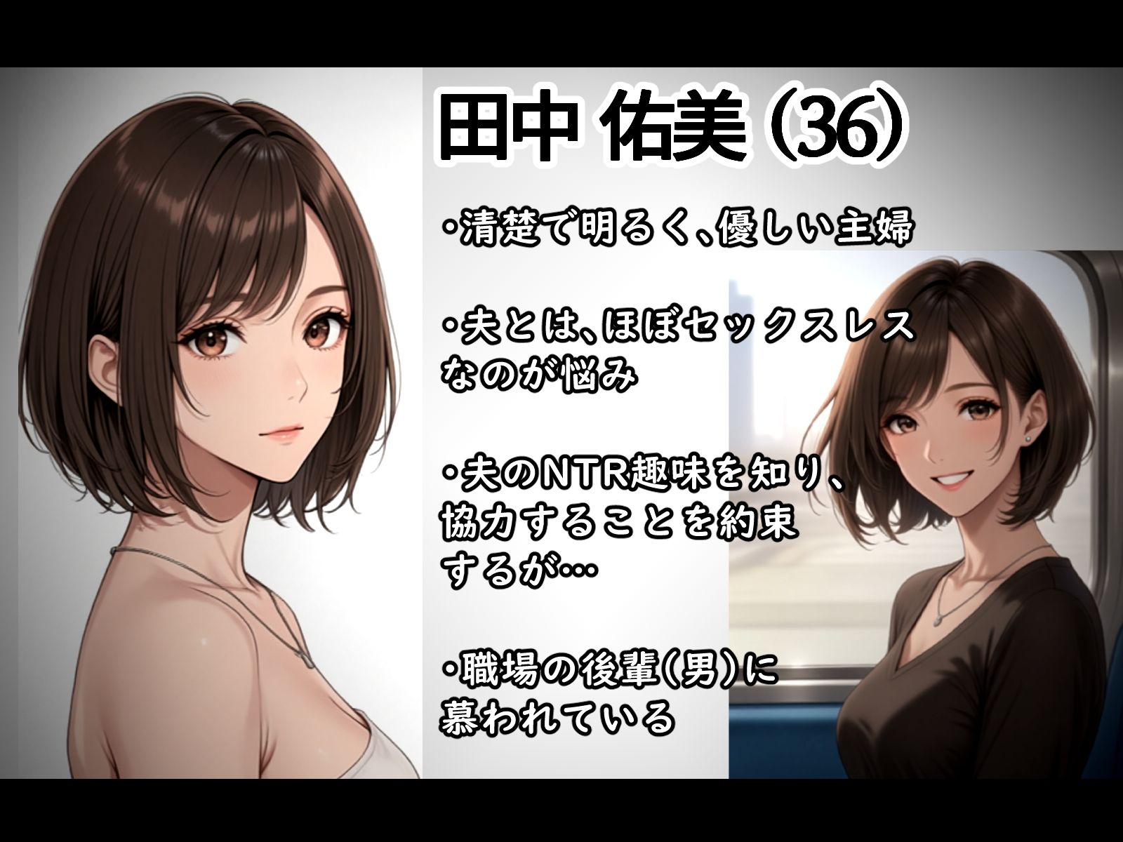 妻のネトラセ報告動画【ラブレター】（田中佑美）フルアニメ音声作品 画像1