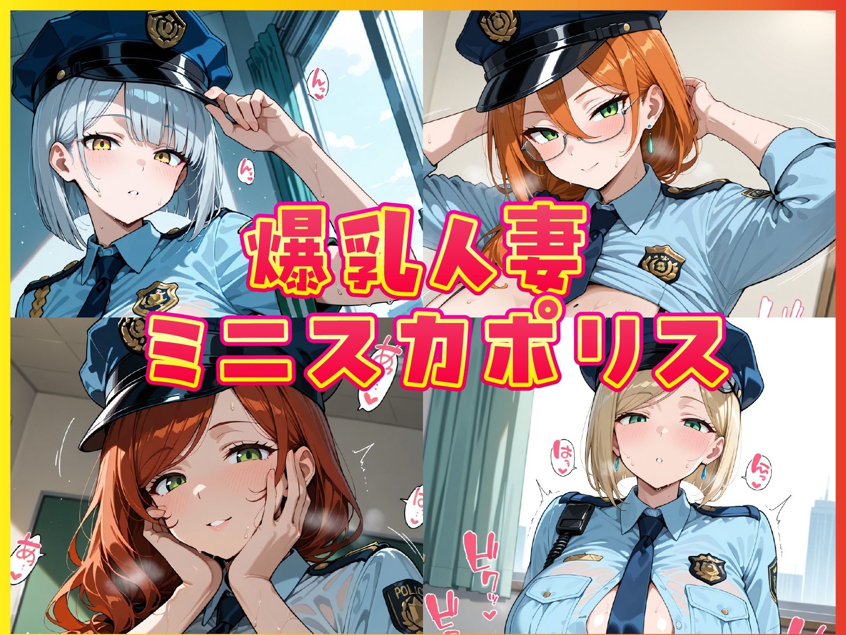 爆乳人妻へそ出しミニスカポリス 画像1