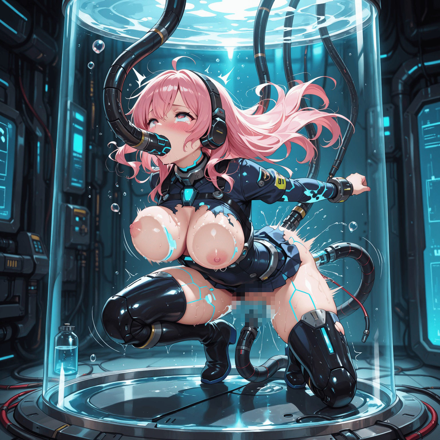 いろんな女の子 機械姦 SF 画像6