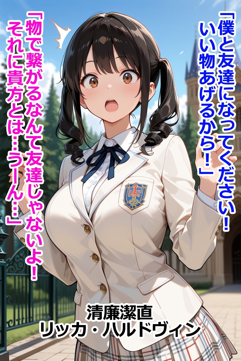 巨乳お嬢様はその男と会話してはいけない2 即堕ち2コマ