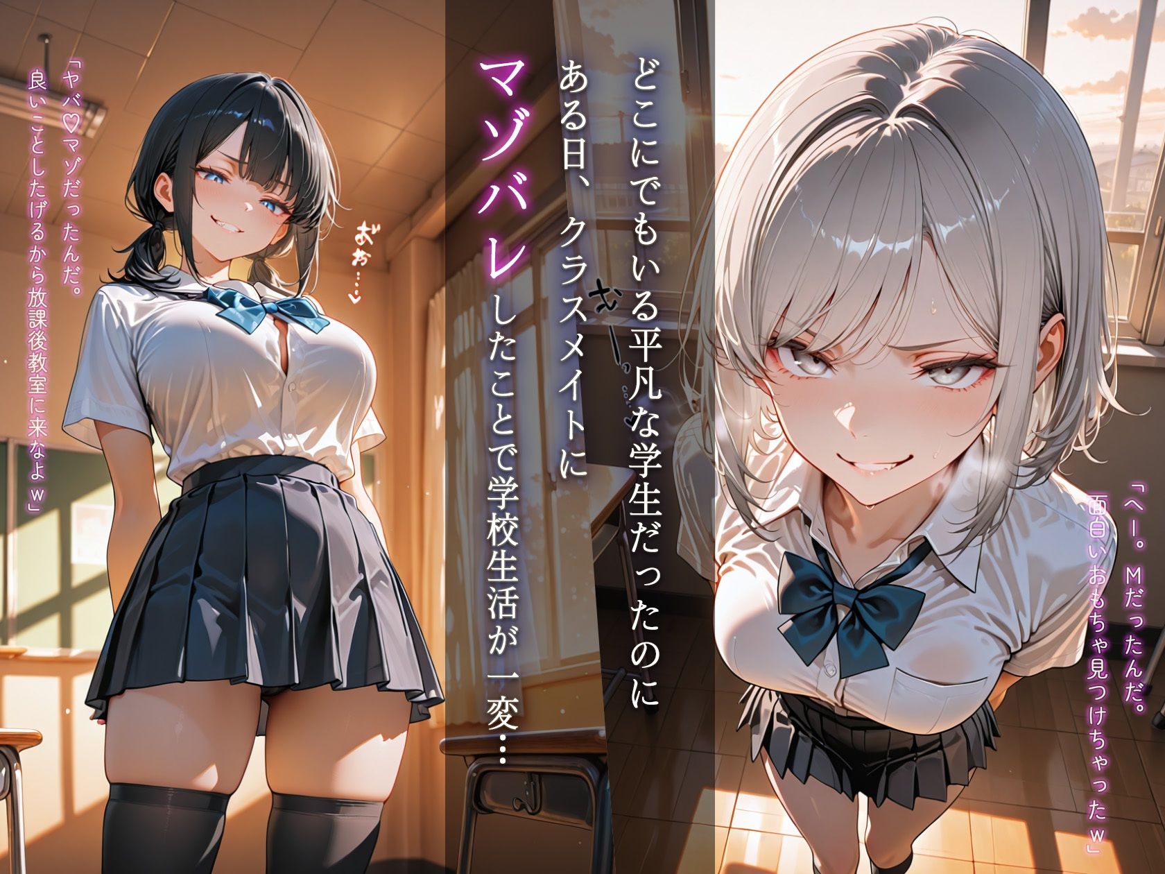 ドSJKにマゾバレして何度もメスイキ搾精される話 画像2