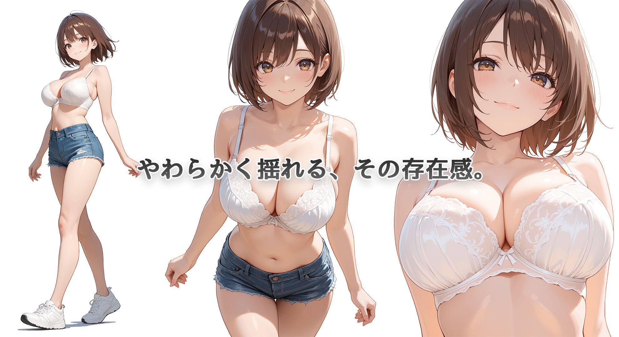 歩くだけで目を奪う、乳揺れ鑑賞3本セット 画像2