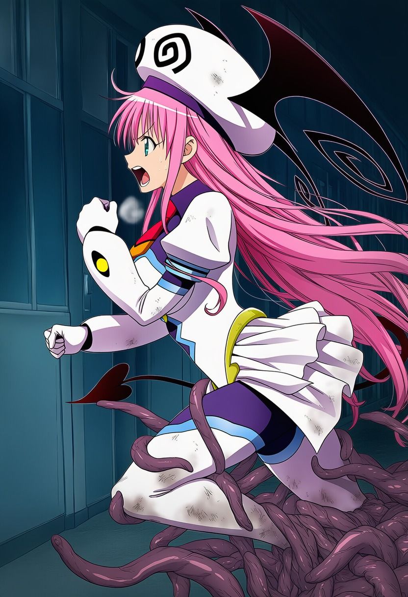 ララ vs ぬるぬる触手 画像4