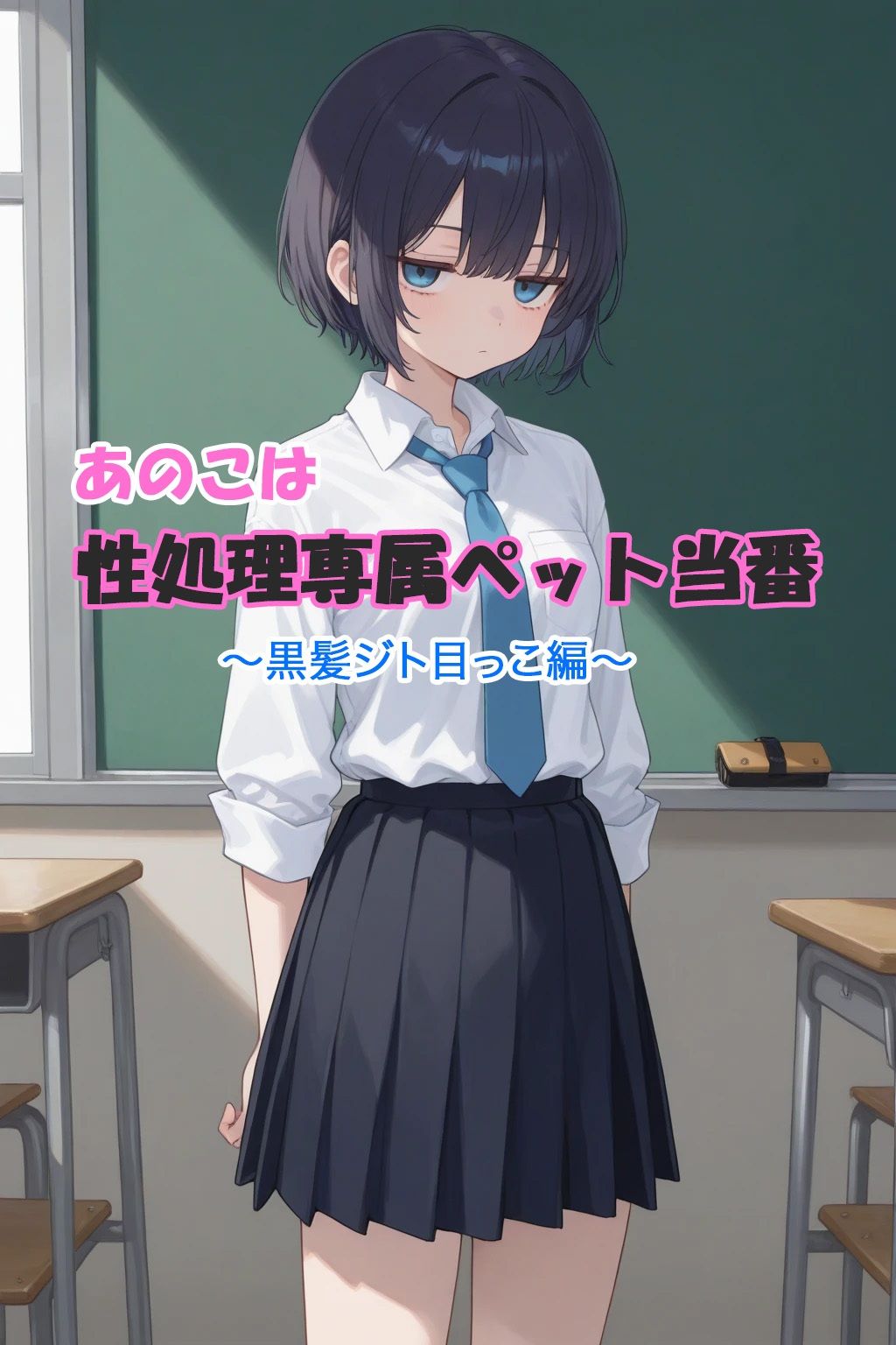 あのこは性処理専属ペット当番  〜黒髪ジト目っこ編〜 画像1