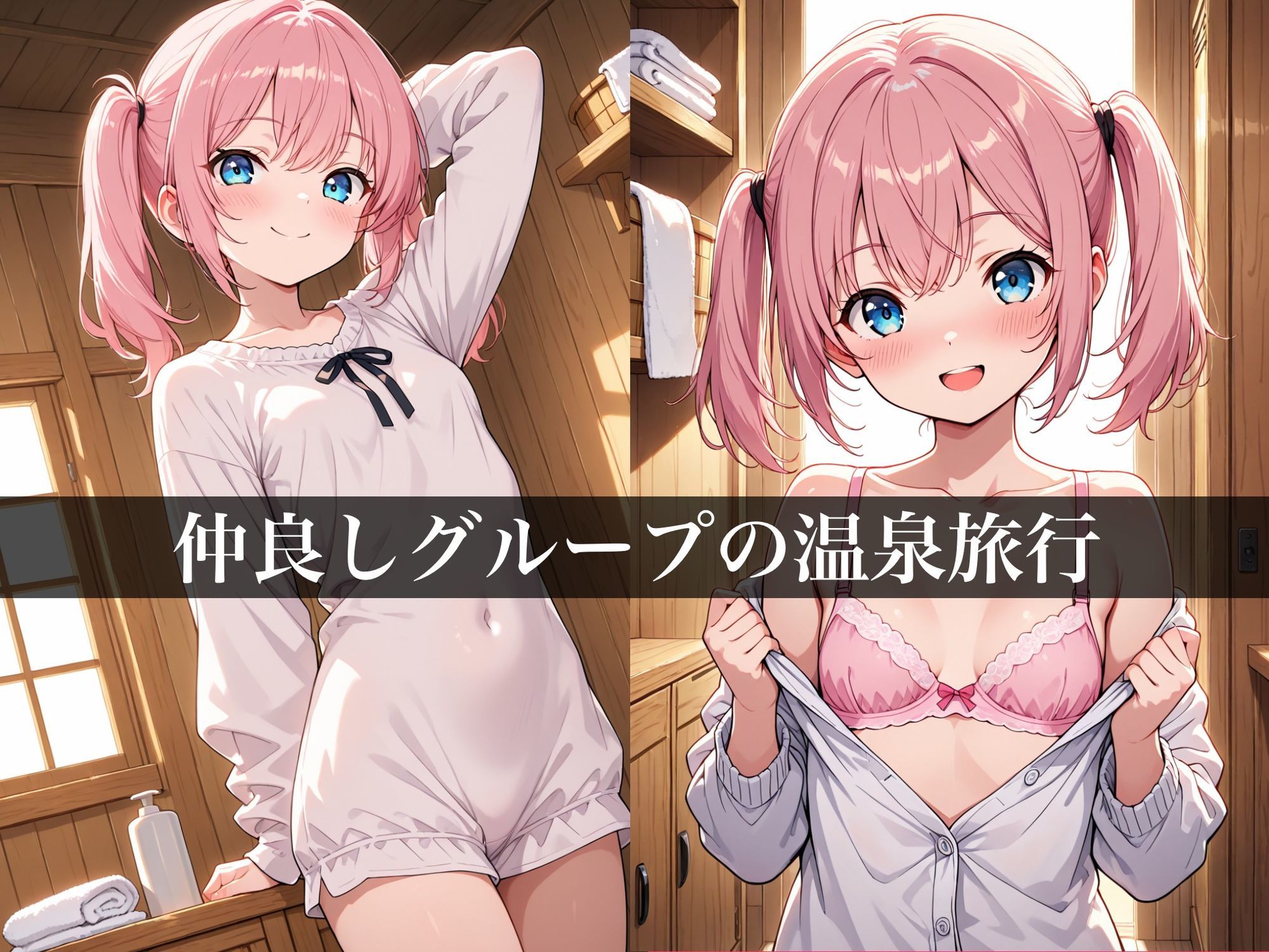 ふたなりサンドイッチミニ〜温泉編〜 画像1