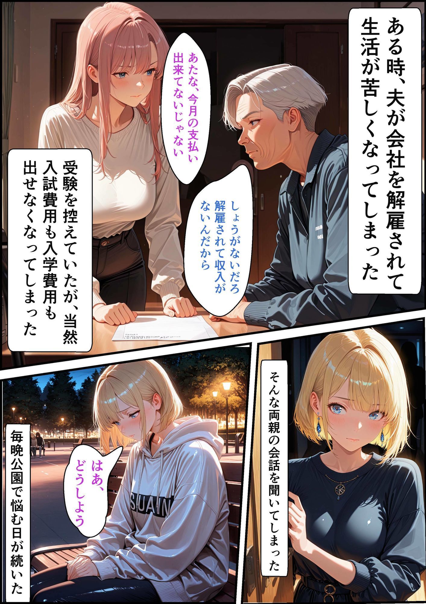 白ギャル女子校生  キモおじ専用肉便器学園  〜入学偏〜 画像4