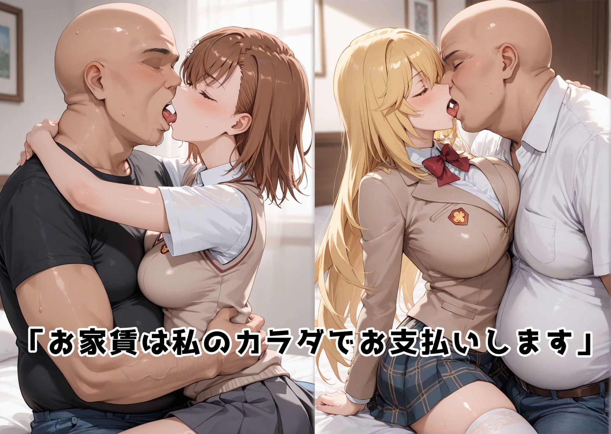 チン体奉仕契約〜大家への家賃は私達のカラダ〜御〇美琴・食〇操祈 画像3