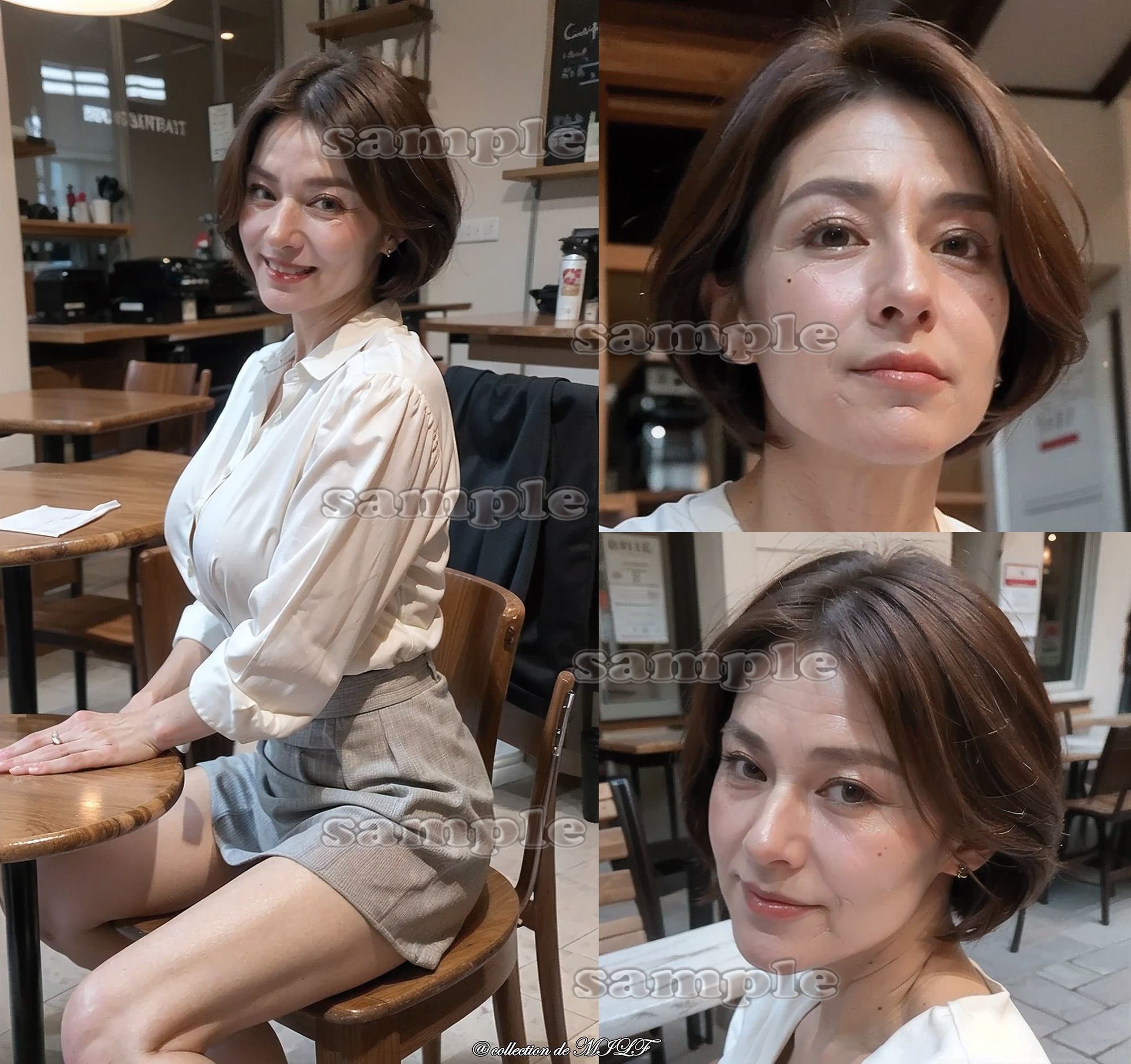 【AIグラビア】熟女の顔_1