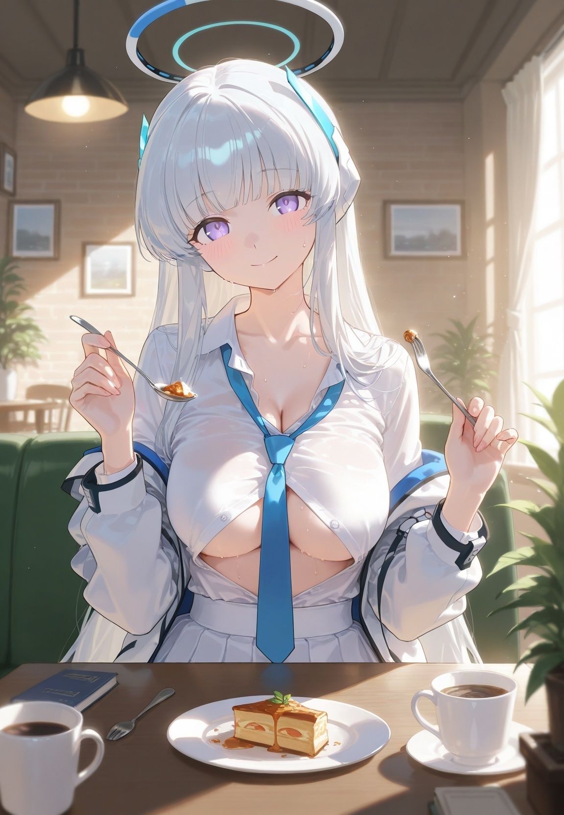 声かけられてお茶しただけなのに・・・簡単にお持ち帰りされて種付け調教されちゃう件www ブ〇ーアーカイブ 2 画像2