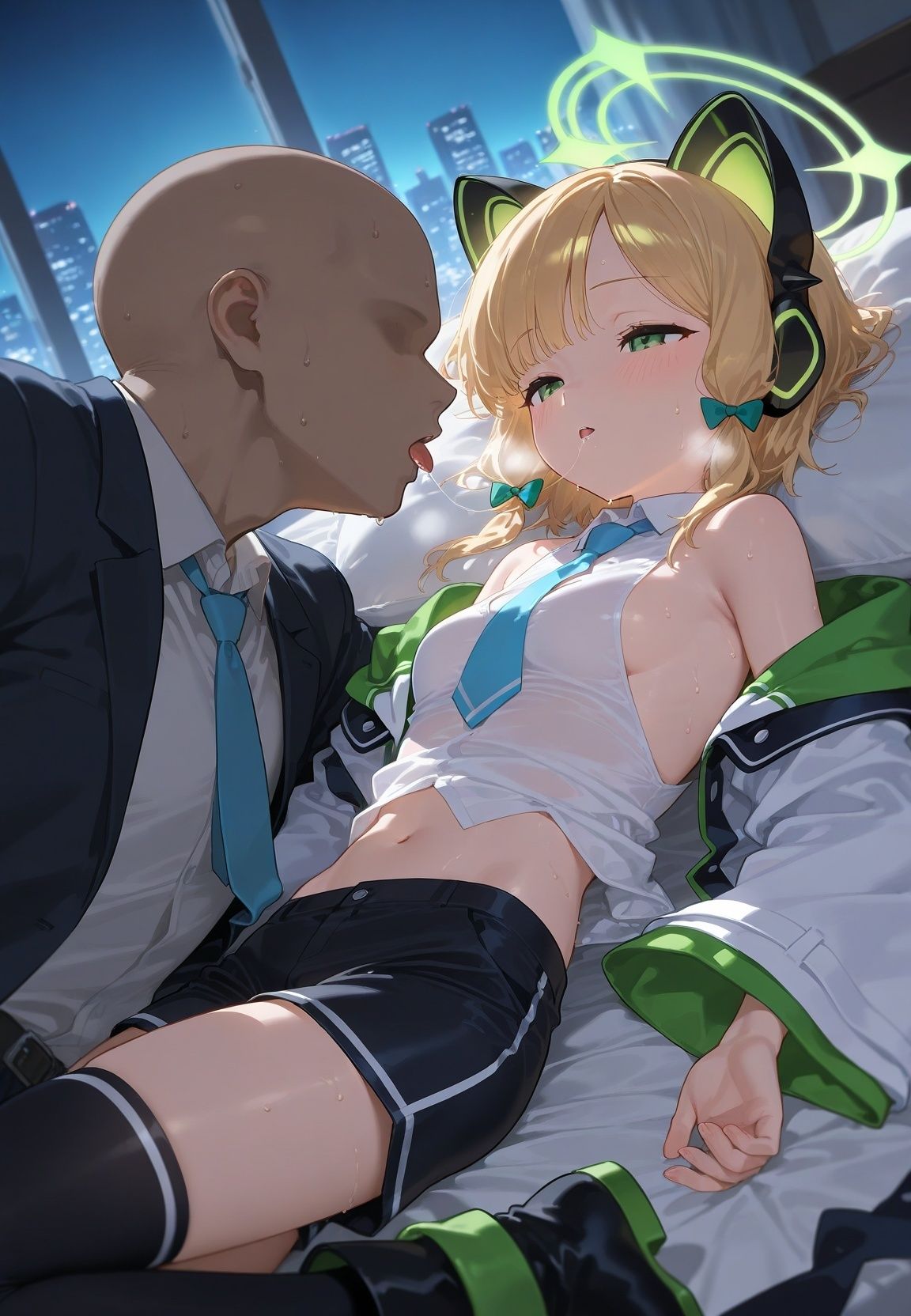 声かけられてお茶しただけなのに・・・簡単にお持ち帰りされて種付け調教されちゃう件www ブ〇ーアーカイブ 3 画像3