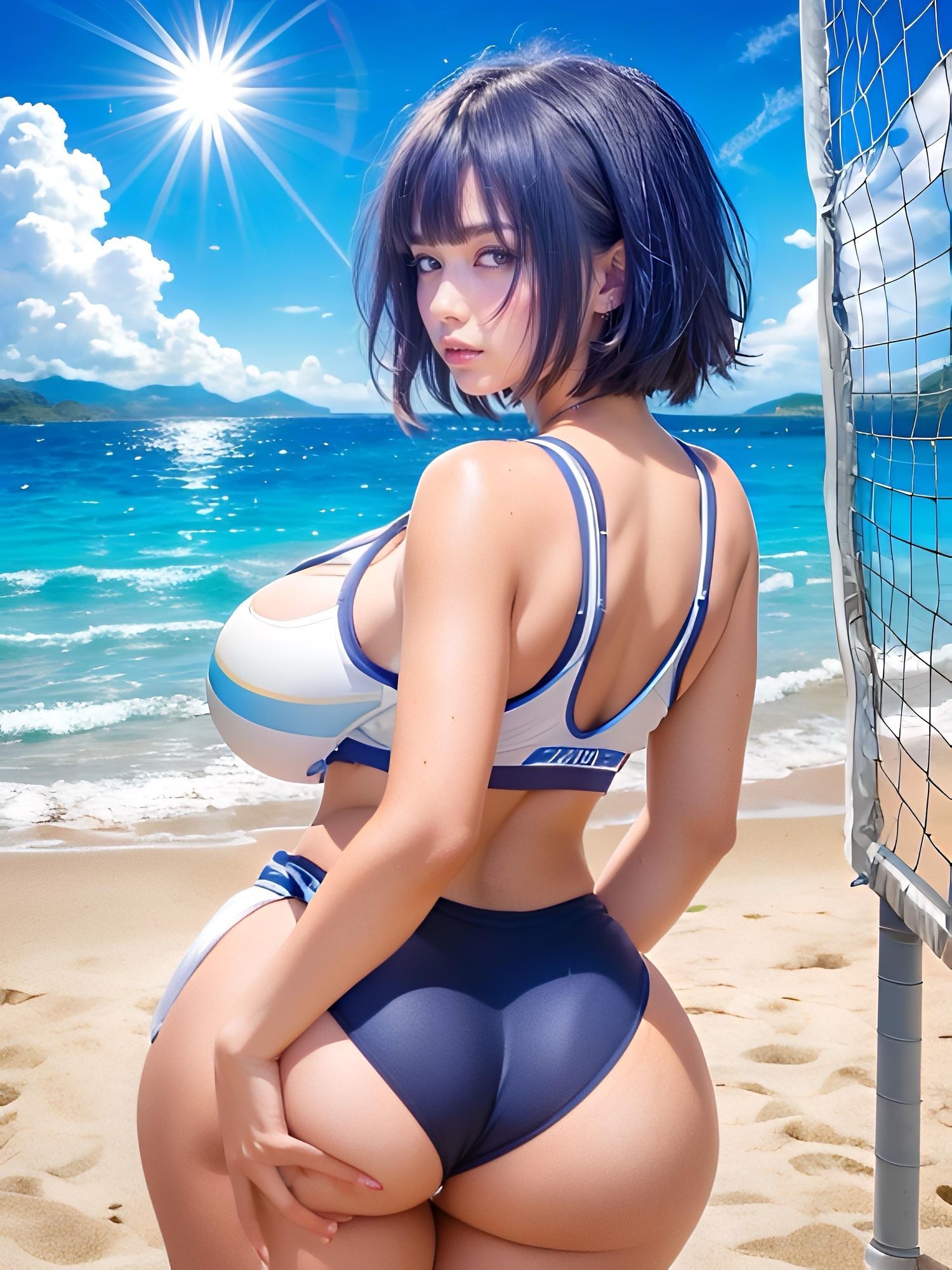 ビーチバレー尻リアル2 画像2