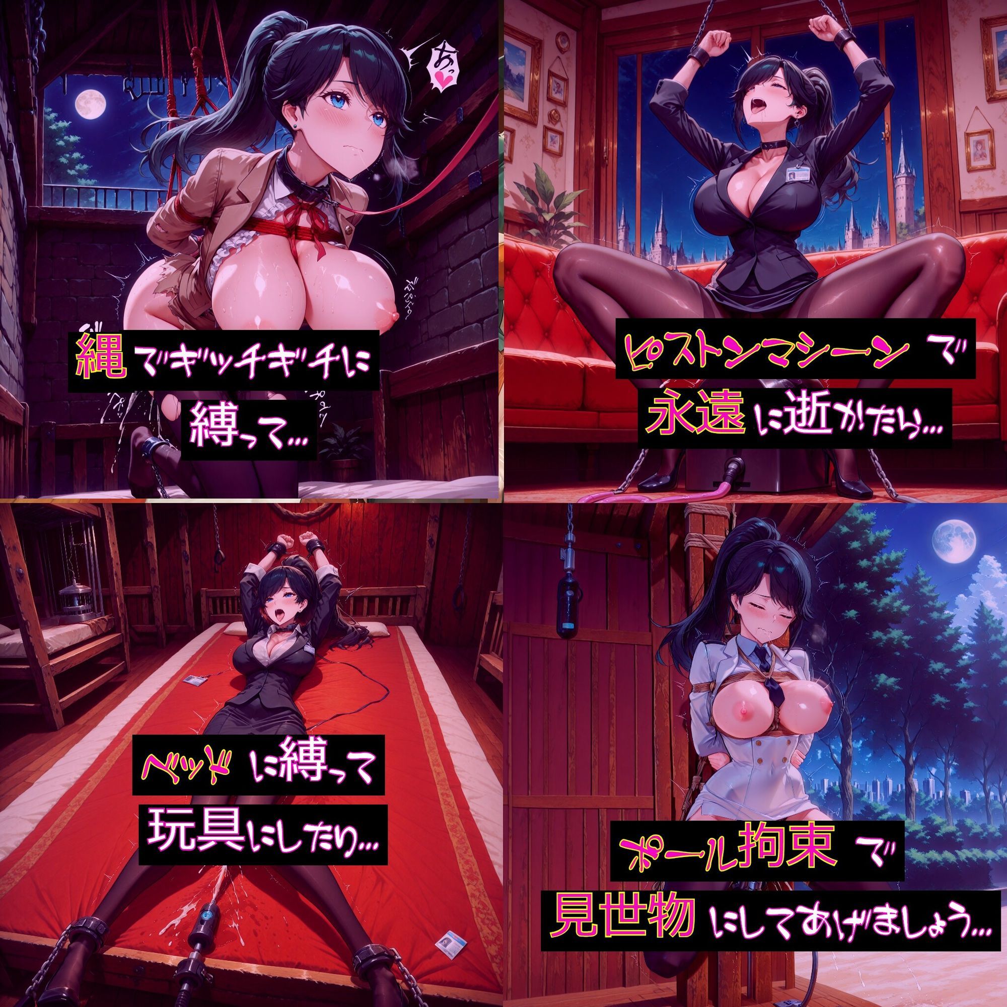 【衣装多種】藤〇響子の知的なお顔が快感の限界を超えて無様に歪み狂う。もうエリートの面影なんてどこにもない_玩具オナニー編 画像5