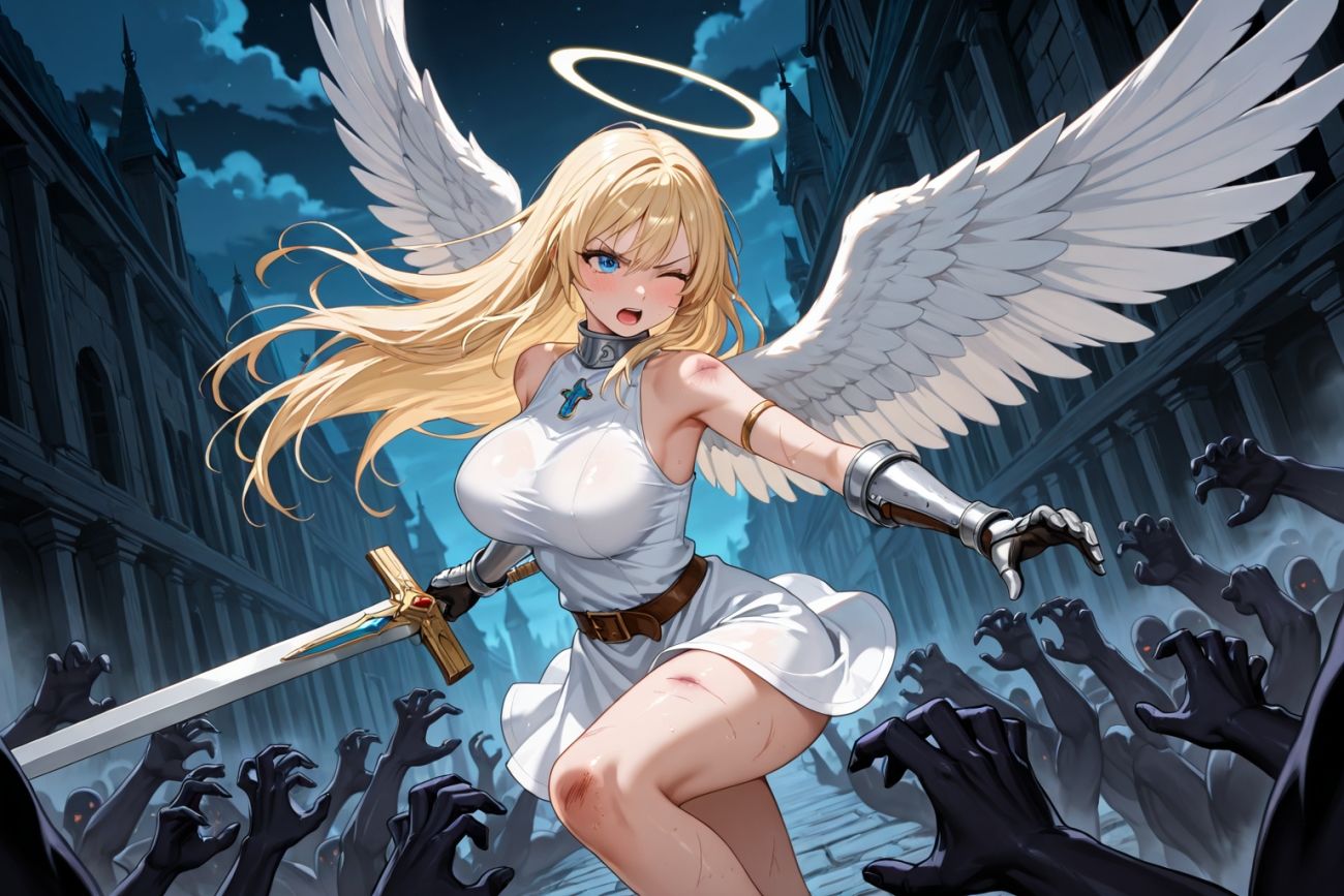 ●敗北●触手●巨乳天使●セイクリッド・バースト 画像5