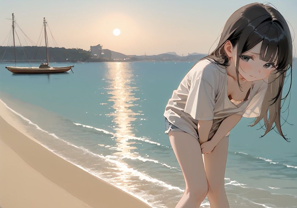 瀬戸内おもらし紀行 〜ノスタルジックな坂道で決壊する秘密の絶頂【放尿 × （ひかがみ＋極尻）】全500枚収録〜 画像5