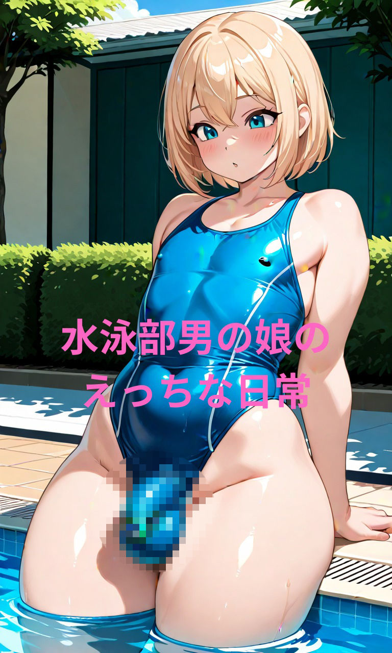 水泳部男の娘のえっちな日常 画像1