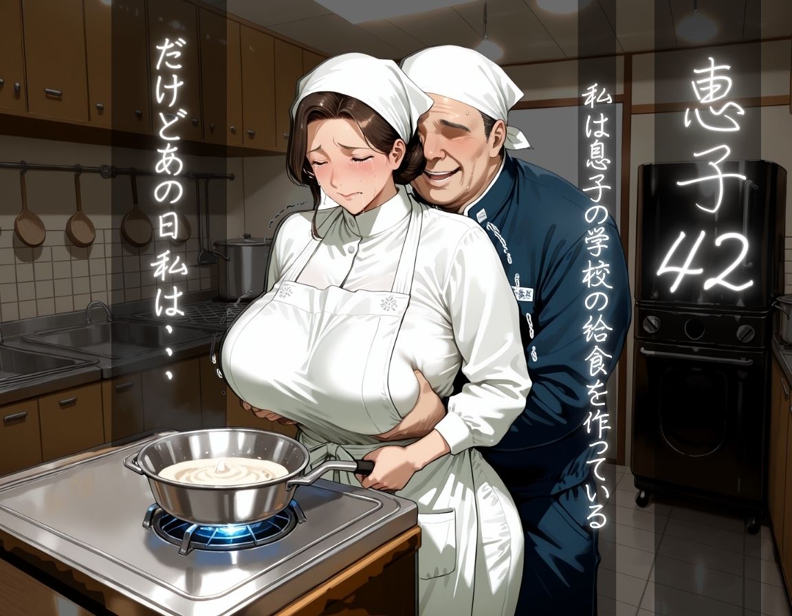 給食おばさんは犯〇れる サンプル1