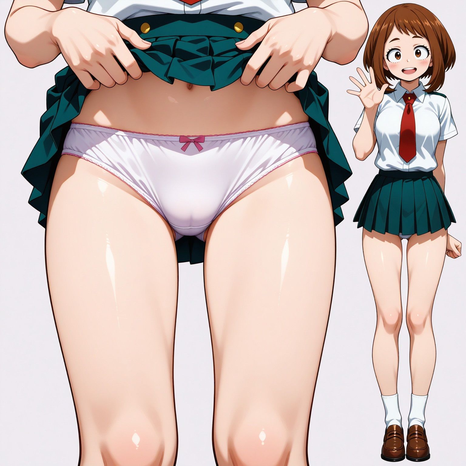 立ち絵とたくしあげ【僕のヒーローアカデミア風1】 画像1