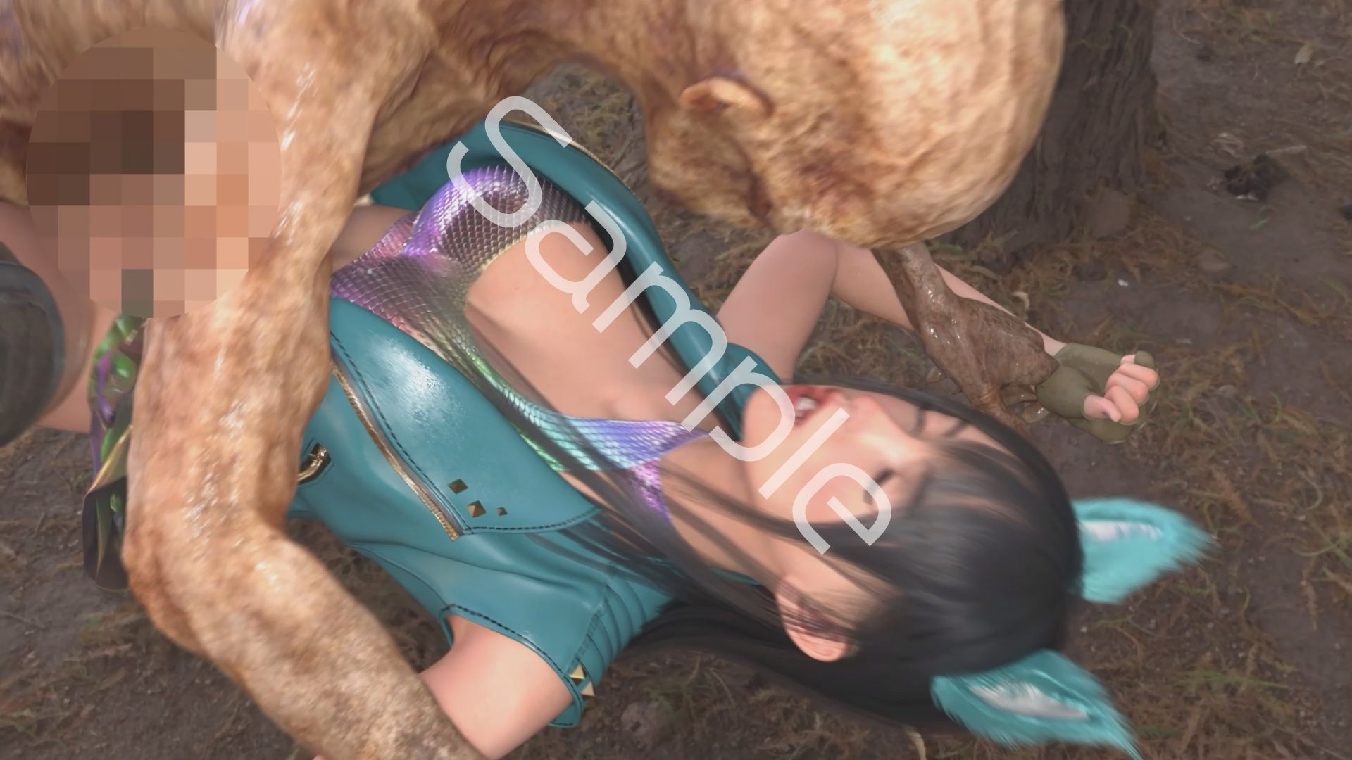 【△100】沙耶が主人公のMMORPG『編隊コレクション:Re』ゲーム動画（Vol.01:ゾンビの集団によるレ○プ被害に遭ってしまう:正常位） 画像5