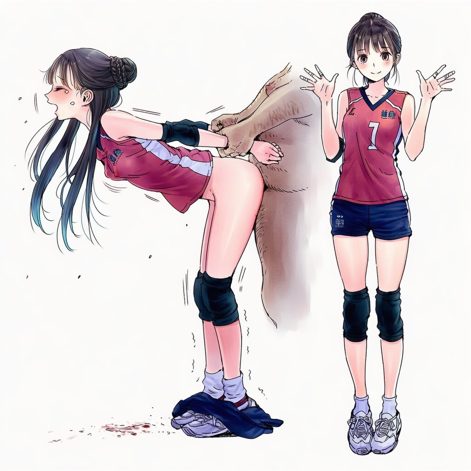 パパ活で処女を散らした部活動の女の子 画像10