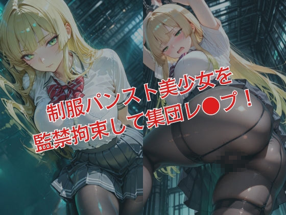 監禁拘束レ●プ  引き裂かれた制服とパンスト  Vol.2 画像1
