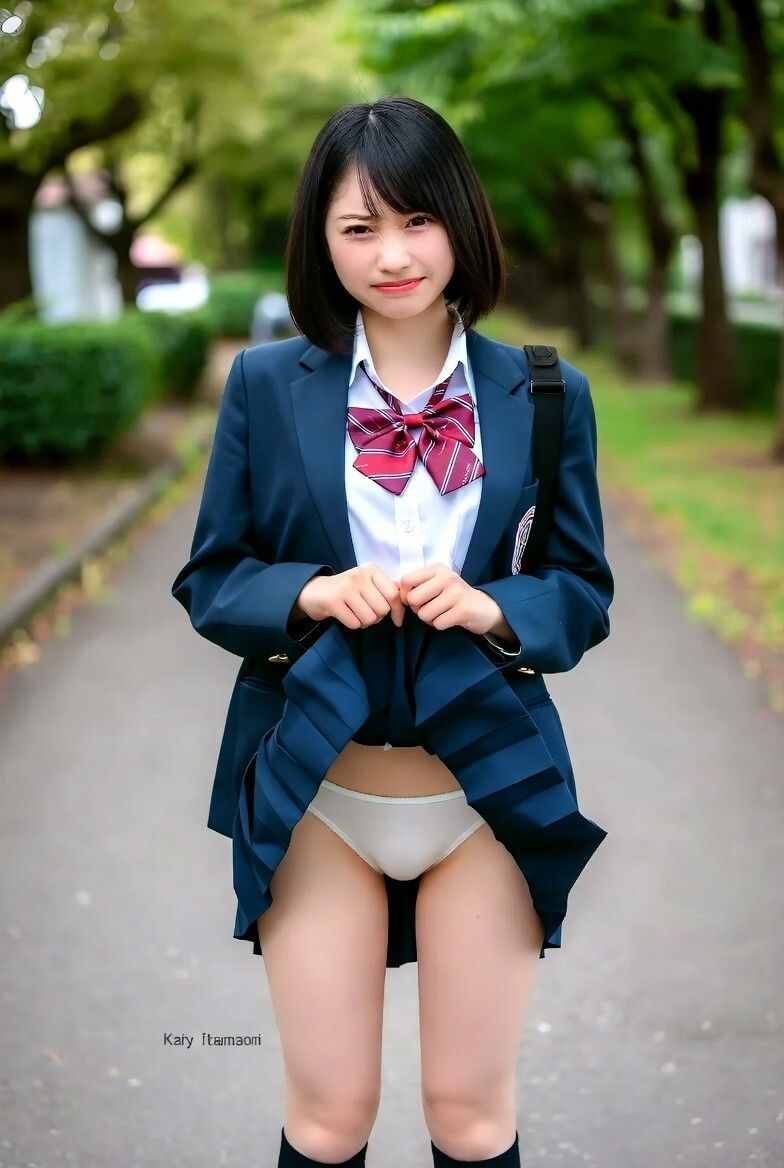 嫌な顔されながらおぱんつ見せてくれるJK 画像3