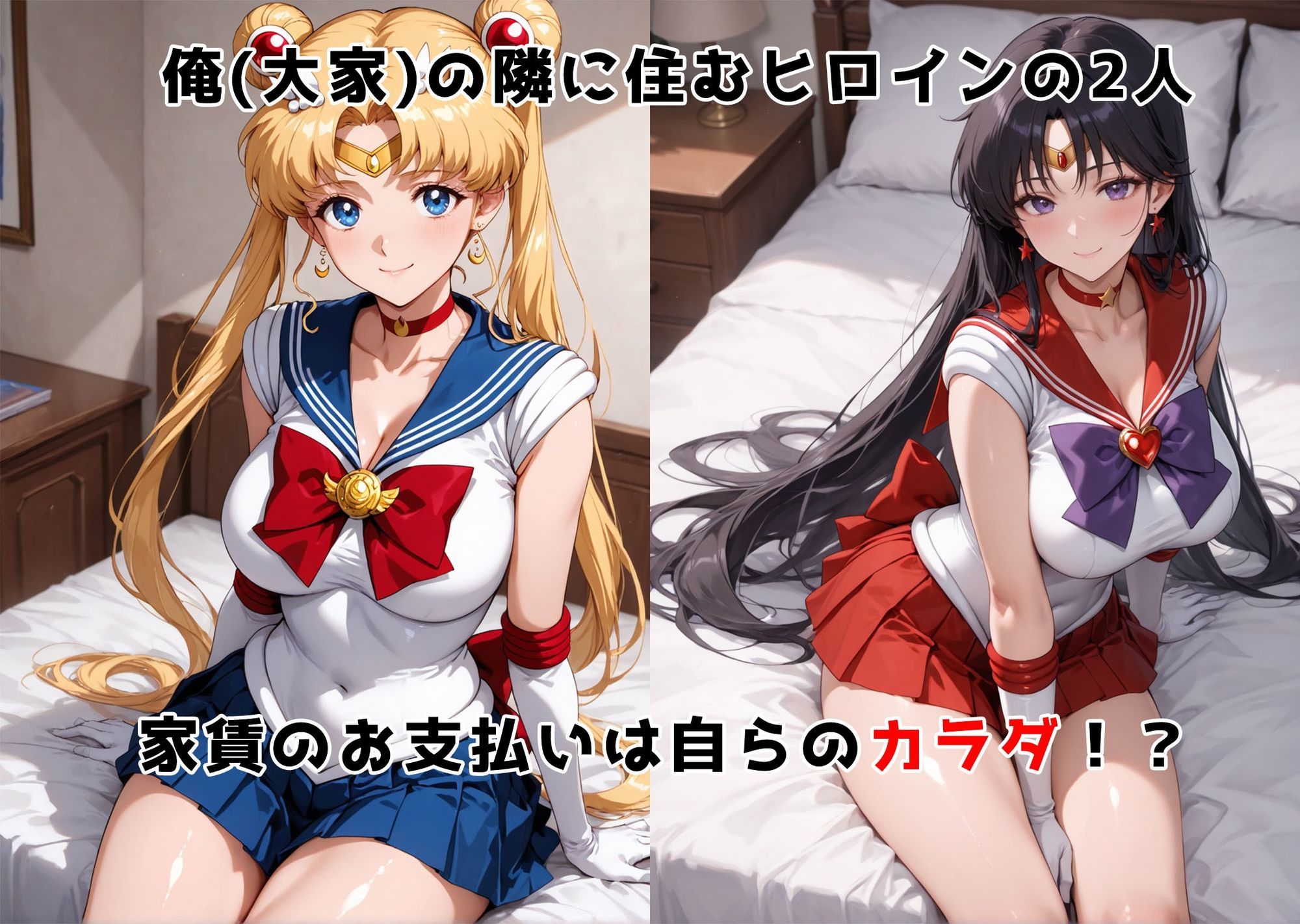 チン体奉仕契約〜大家への家賃は私達のカラダ〜  セーラー〇ーン・セーラー〇ーズ編 画像2