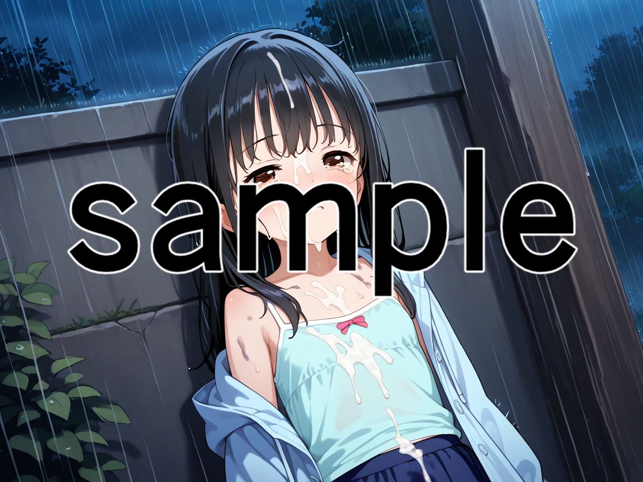 雨の日はお外でロリを中出しレ〇プ！3