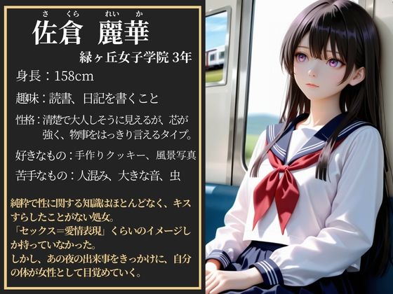 ガラガラ田舎ローカル線で痴●されたセーラー服女子校生が線路逃亡失敗で緊縛中出しされ、孕まされても淫らに腰を振り続け快楽堕ちした話【セリフ70P】 画像2