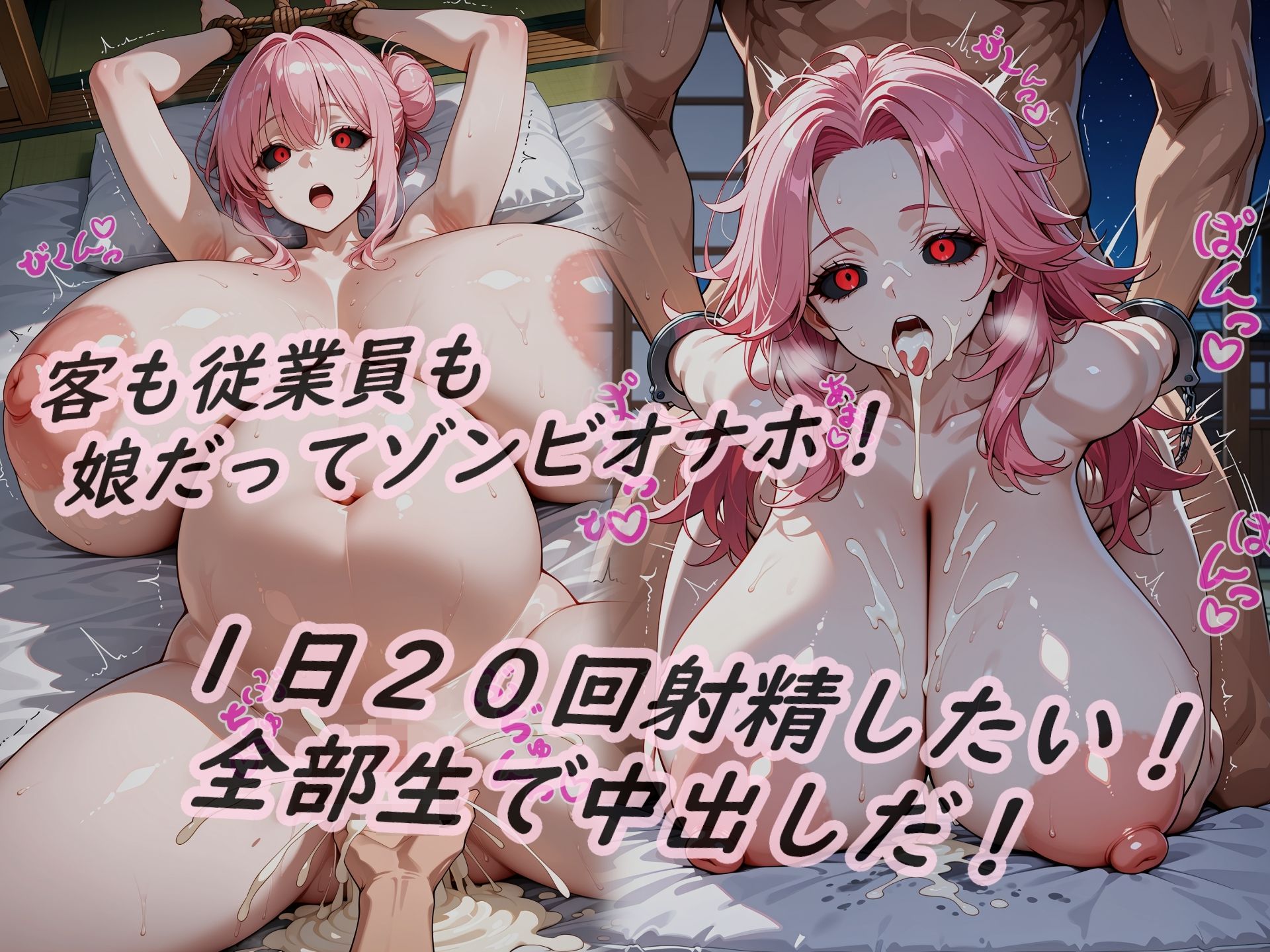 イラストノベル『亡者の溢れる世界で孕んだ未亡人を…』 画像4