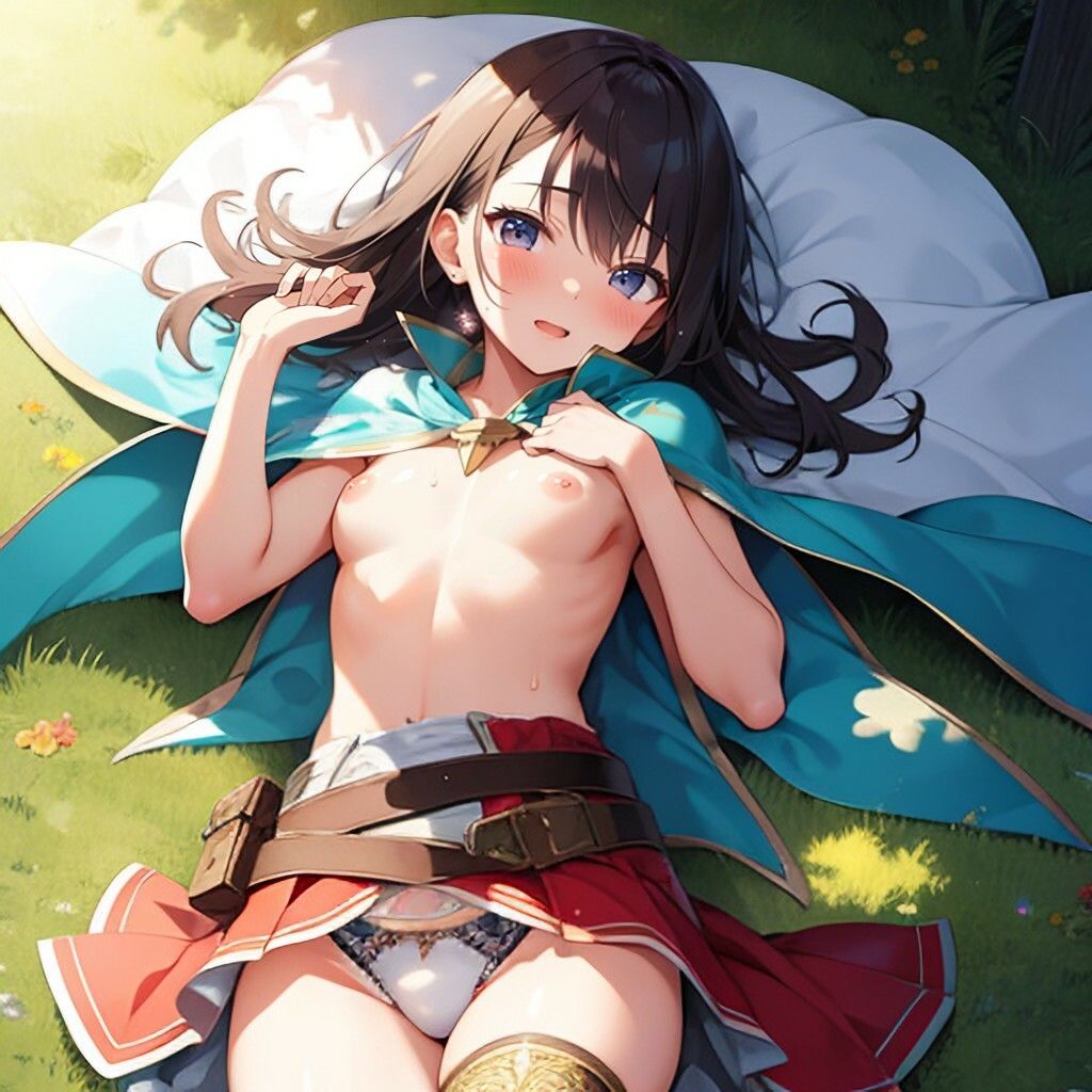 トップレスマントなファンタジー美少女さん サンプル画像 4