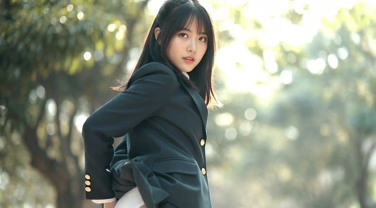 【神アングル】目の前で見える…制服コスのリアルパンチラ集 画像1