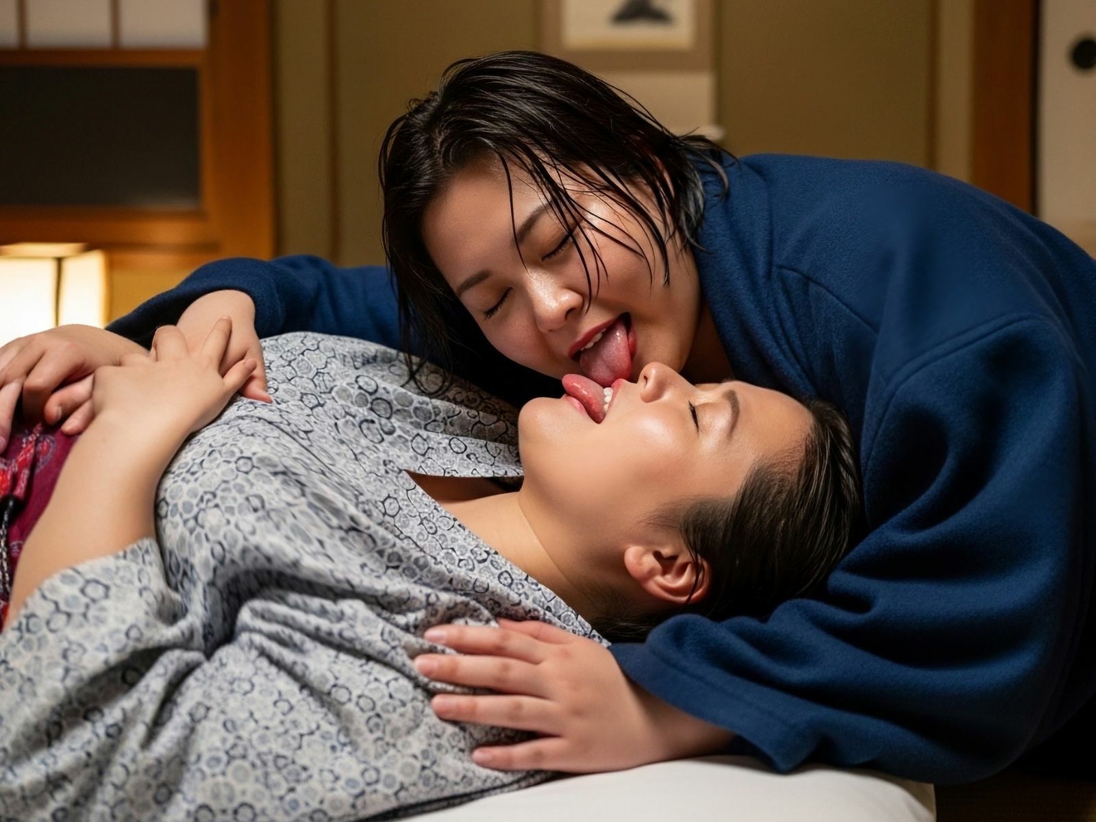 【フェチ】ぽっちゃり×ベロキス 〜密着・肉厚・接吻〜 画像2