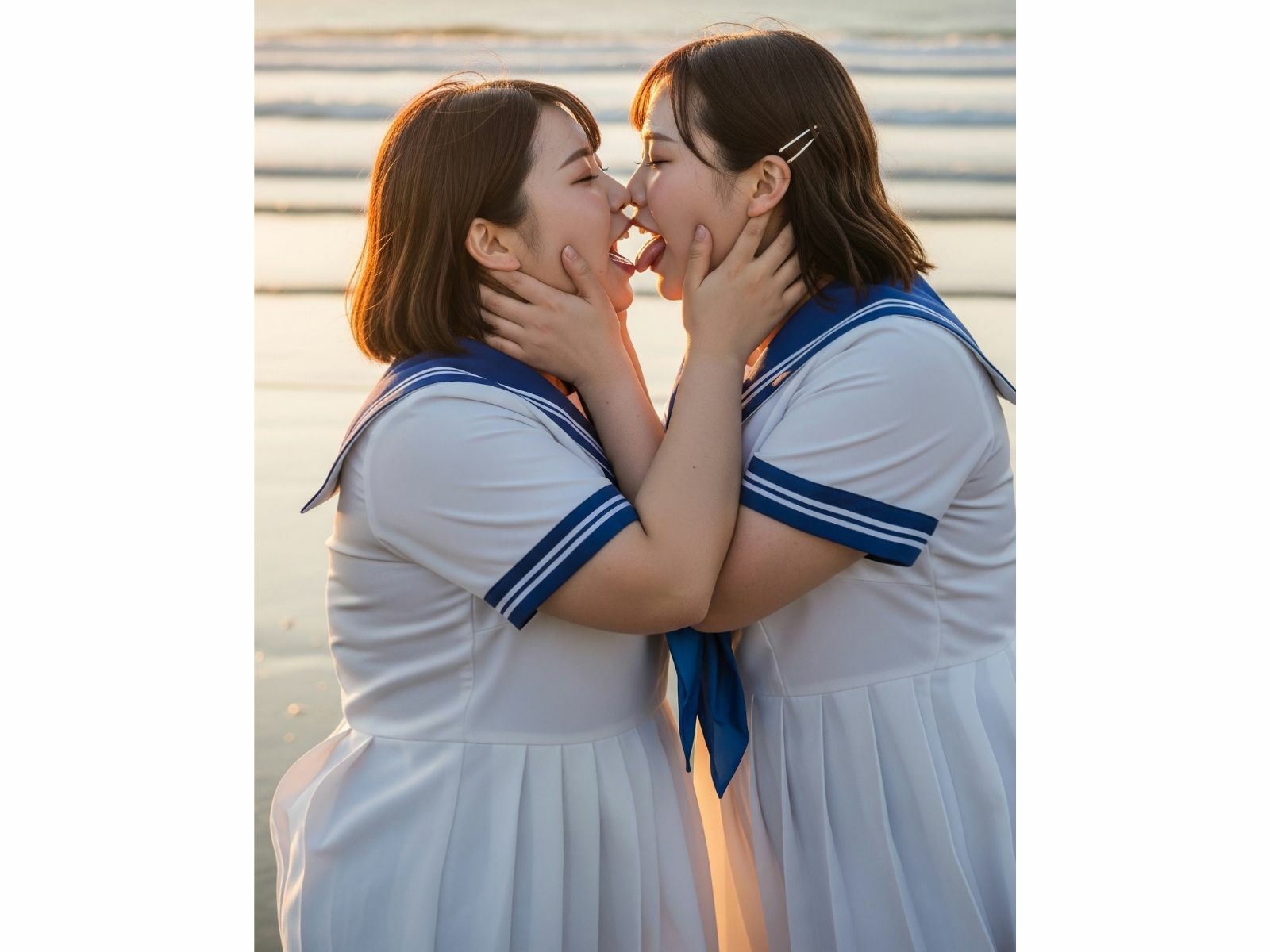 【フェチ】ぽっちゃり×ベロキス 〜密着・肉厚・接吻〜 画像4