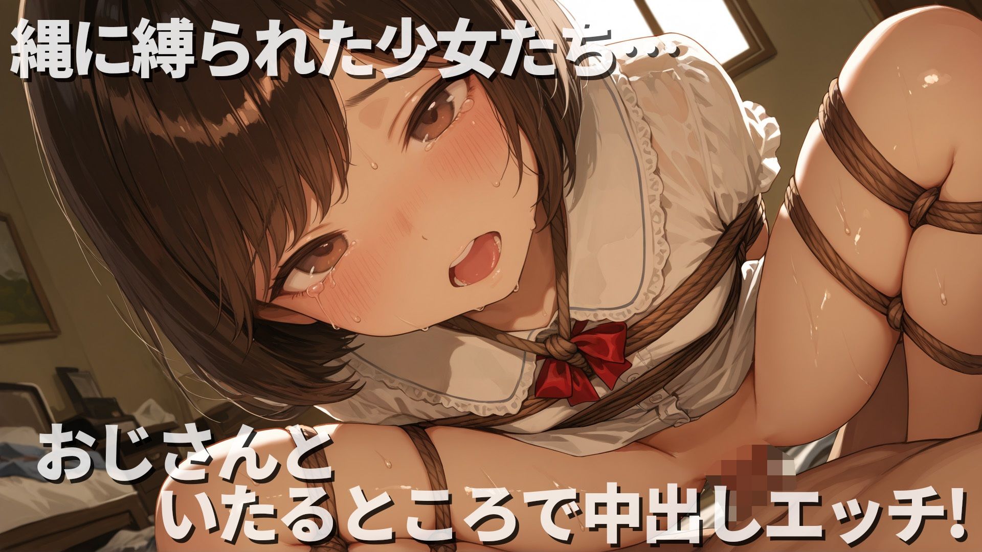 こうそくしょうじょ拘束おじさんに縄で縛られて中田しされるつるぺた少女100人の秘蔵映像1