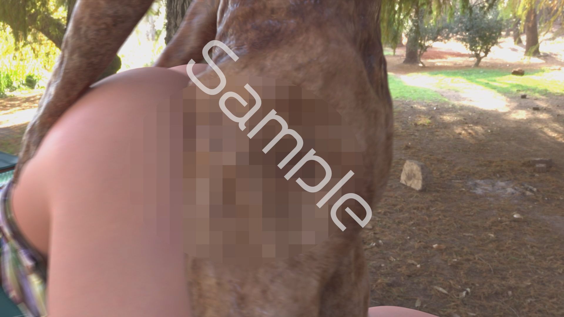 【△100】沙耶が主人公のMMORPG『編隊コレクション:Re』ゲーム動画（Vol.02:ゾンビの集団によるレ○プ被害に遭ってしまう:バック） 画像3