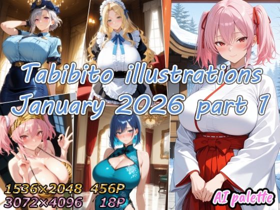 Tabibito illustrations January 2026 part1【AIPalette】