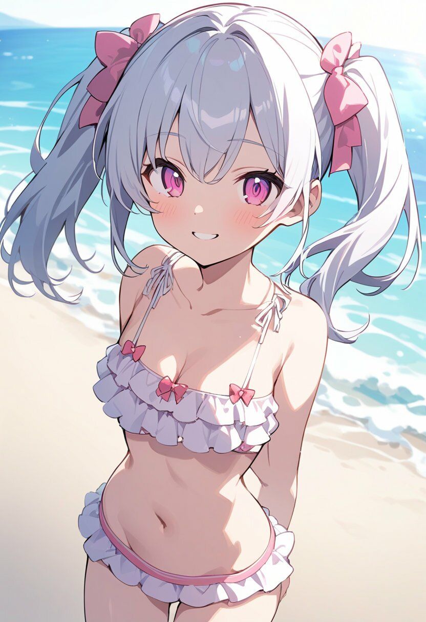 4種の水着で谷間見せ＆お尻見せ vol.1_0