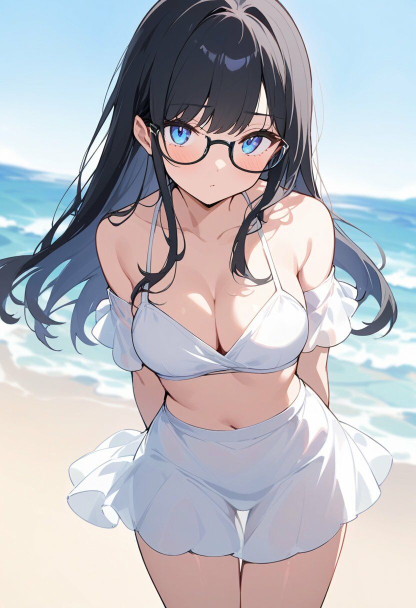 4種の水着で谷間見せ＆お尻見せ vol.1_2