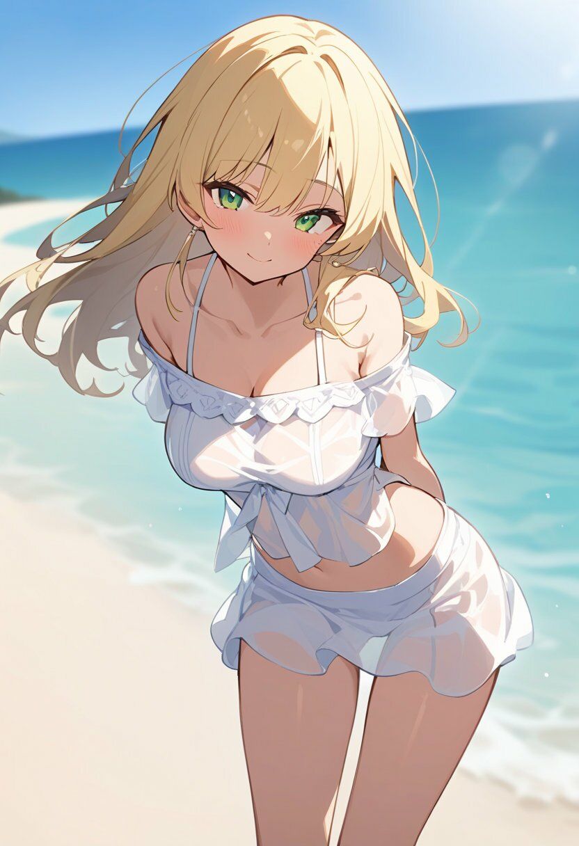 4種の水着で谷間見せ＆お尻見せ vol.1_3