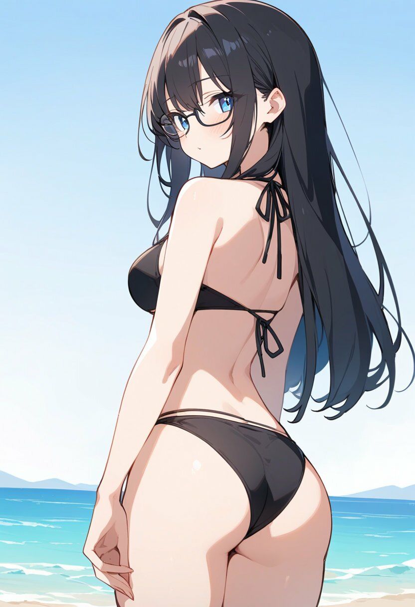 4種の水着で谷間見せ＆お尻見せ vol.1_7