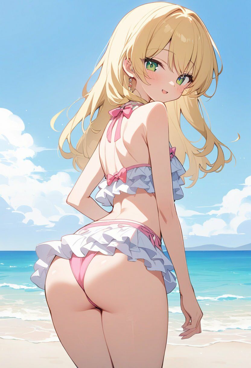 4種の水着で谷間見せ＆お尻見せ vol.1_8