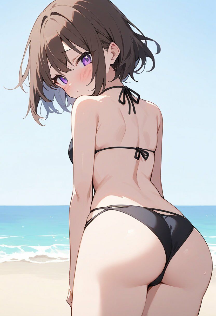 4種の水着で谷間見せ＆お尻見せ vol.1_9