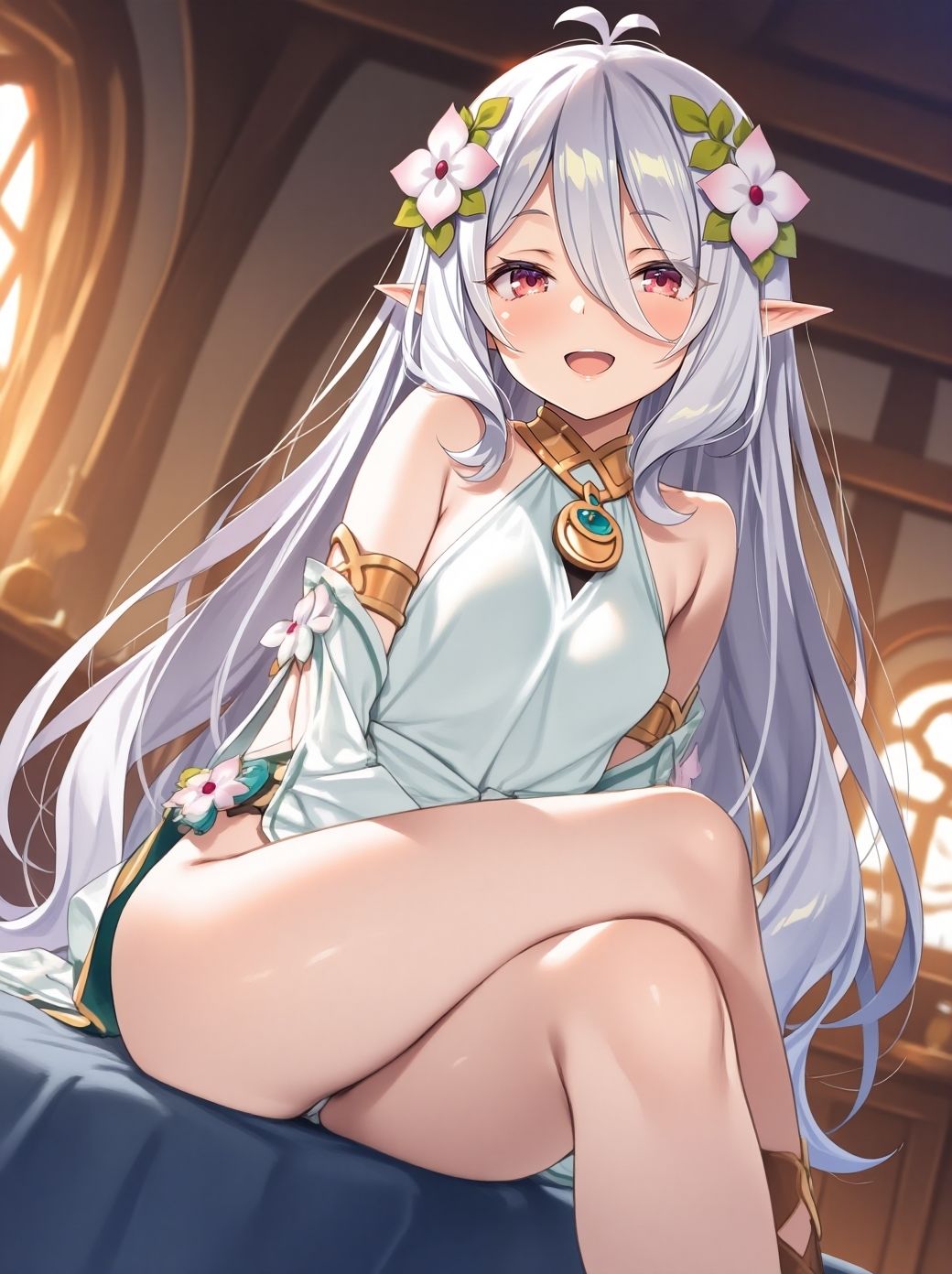 プリンセスniコネクト?美食殿暴食祭ホワイトソースがけフランクフルト躍喰い