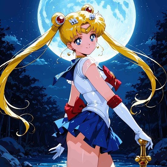 『【表】制服で戦う美少女・月の戦士＋火星の戦士篇』 AIの手で蘇る懐かしのヒロインシリーズ 画像2