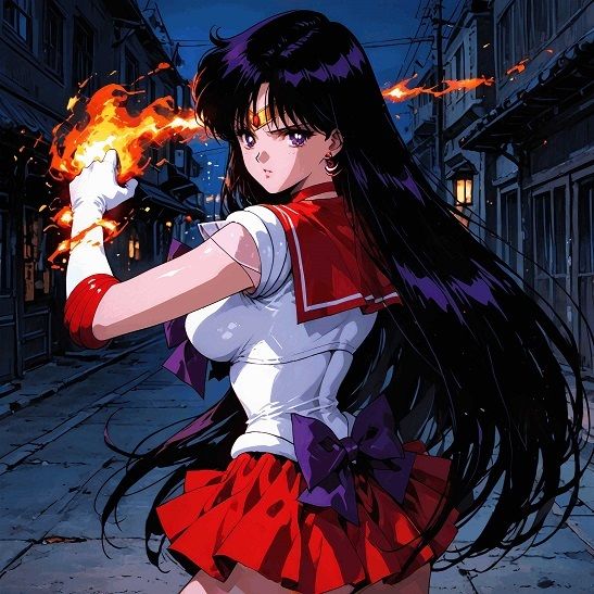 『【表】制服で戦う美少女・月の戦士＋火星の戦士篇』 AIの手で蘇る懐かしのヒロインシリーズ 画像5