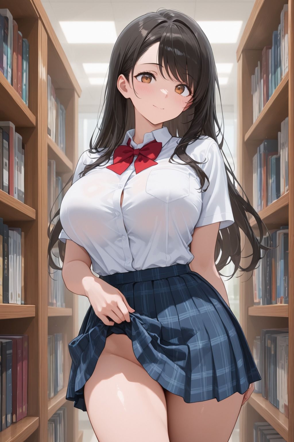 女子校生快楽堕ち 〜図書室でデブ教師と秘密のSEX〜 画像4