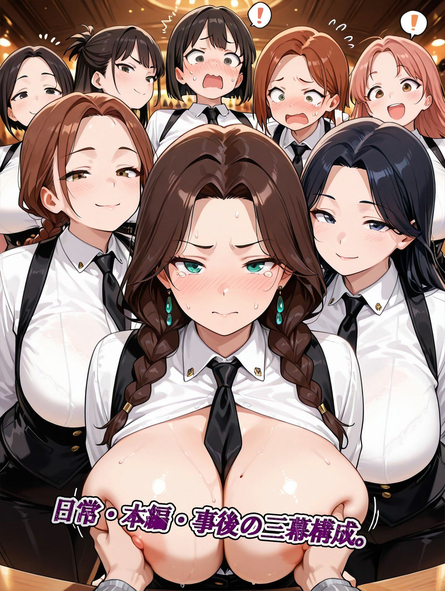 人妻バーテンダー被虐乱交〜男たちに服従し、堕ちていく熟女たち〜 画像7