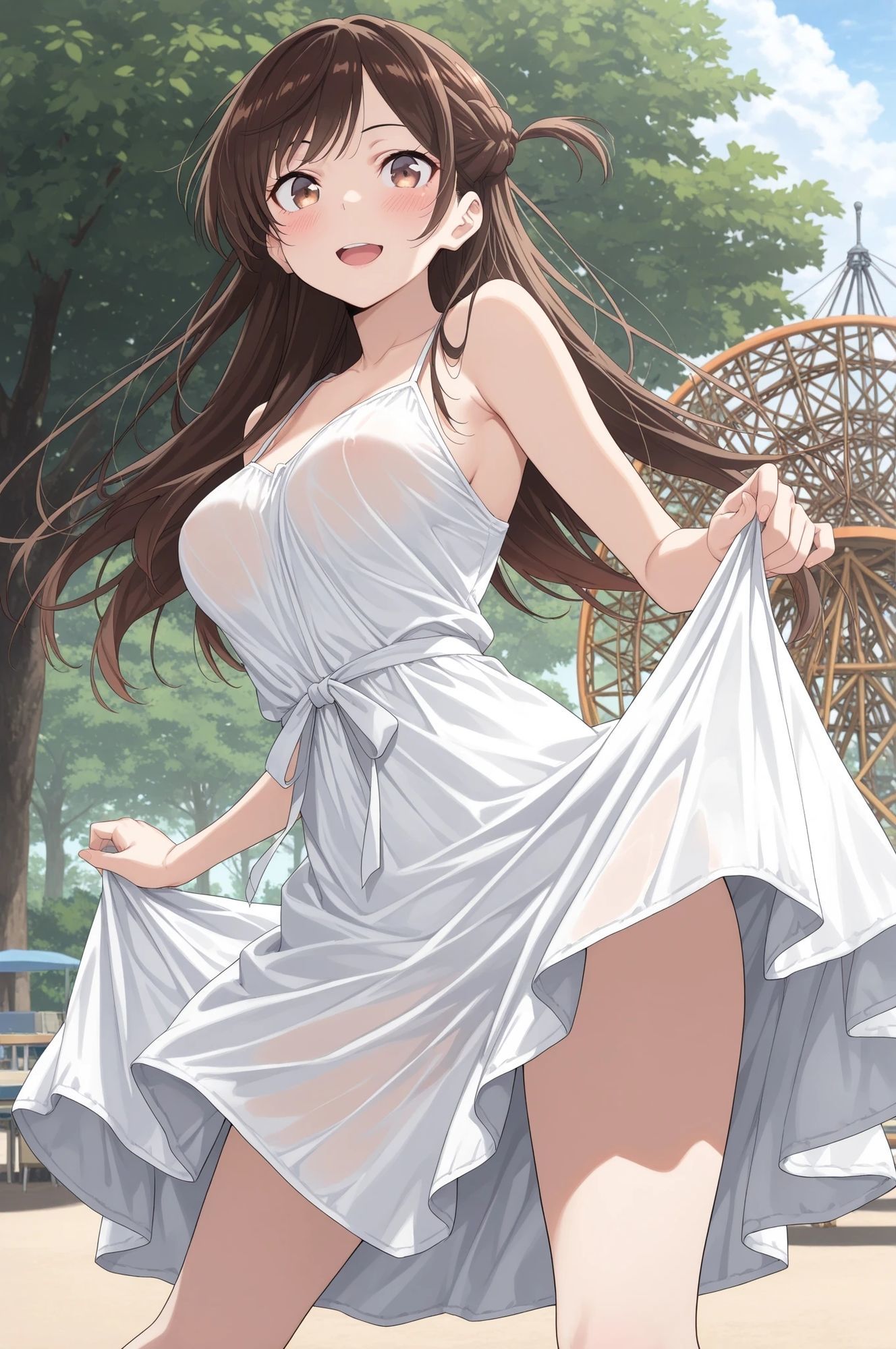 AIイラストCG集127  彼〇お借りします  水〇千鶴